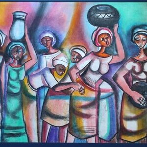 Women in the Village by Jiyane, Mvemve
