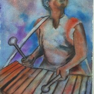 Xylophone Musician by Ketye, Duke