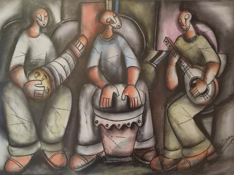 A Band of Three Musicians (4)