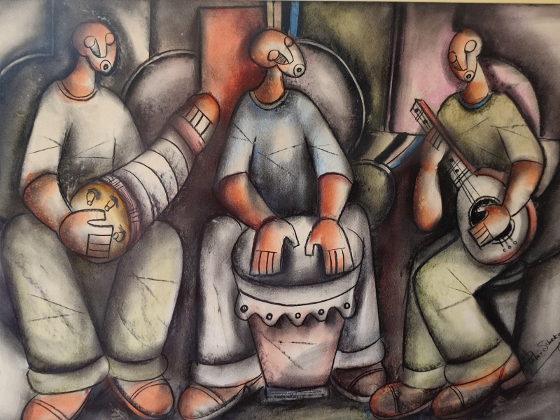 A Band of Three Musicians (4)