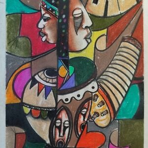 Village Couple by Sibeko, Peter